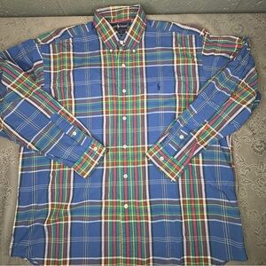 Ralph Lauren Blair Cotton Button Up - XL 54in Chest